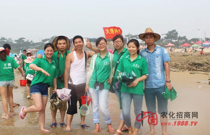 海水浴場自由活動